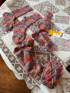 photo of all 4 socks