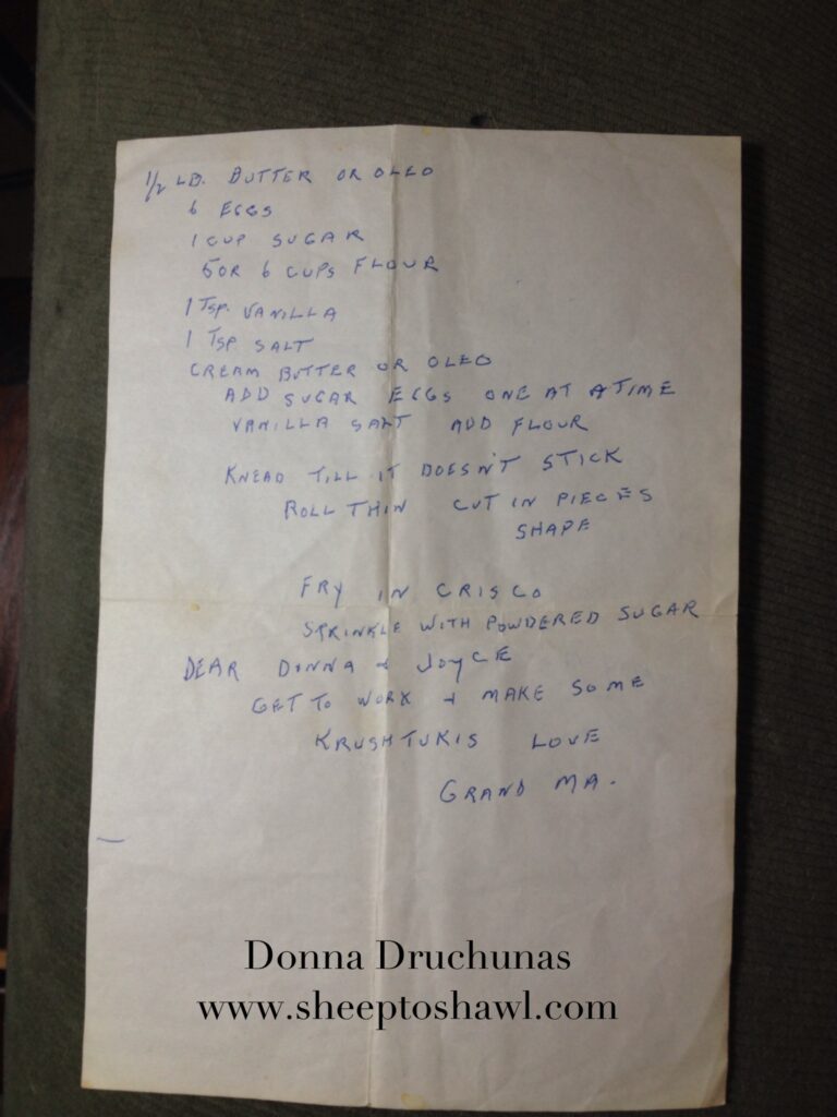 Grandma's Recipe