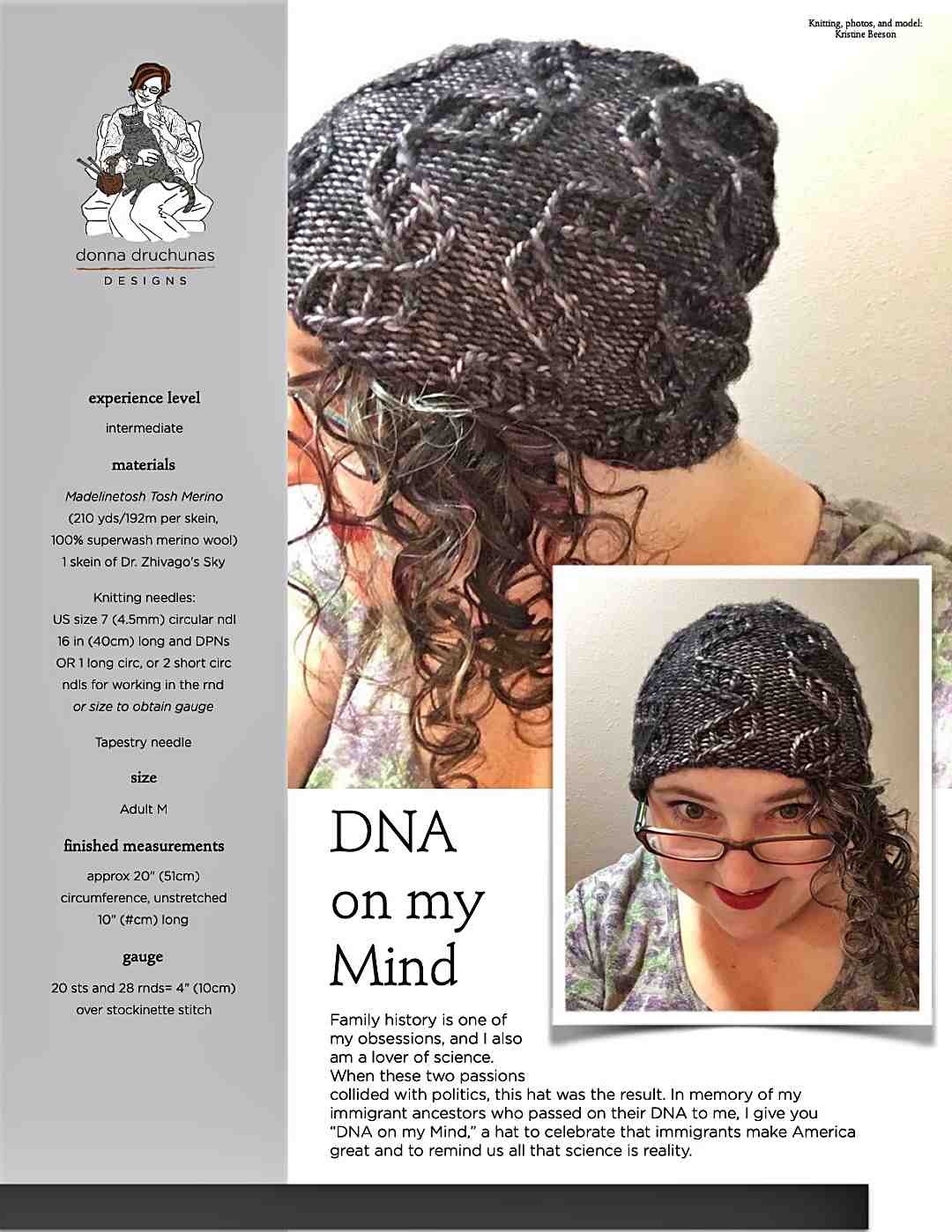 DNA on my Mind Knitting Pattern - Image 5