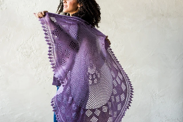 Berry Pi Shawl Knitting Pattern - Image 2