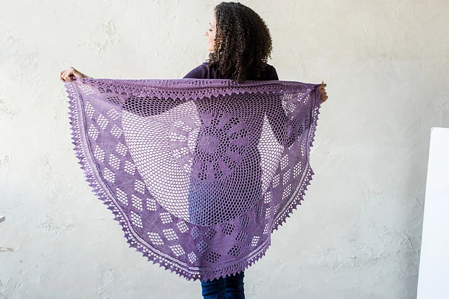 Berry Pi Shawl Knitting Pattern - Image 3
