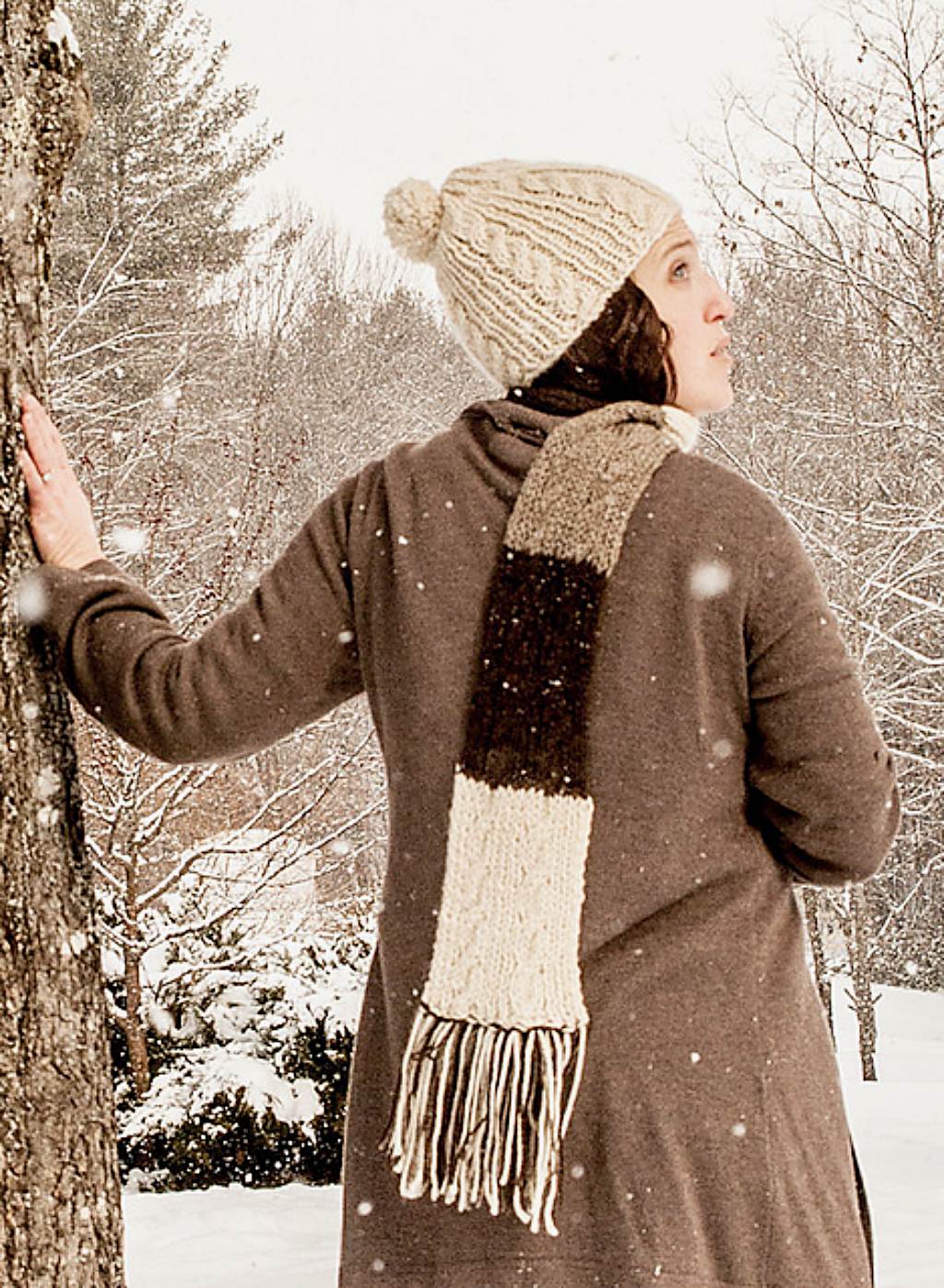 Dirt Roads Hat & Scarf Knitting Pattern