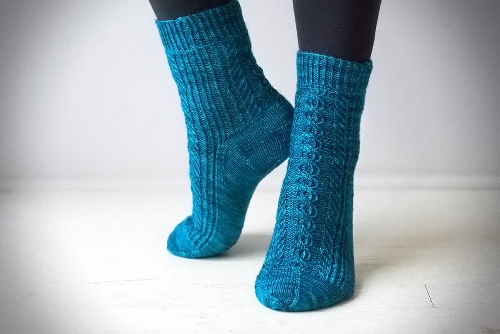 Traveling on Baltic Waves Sock Pattern