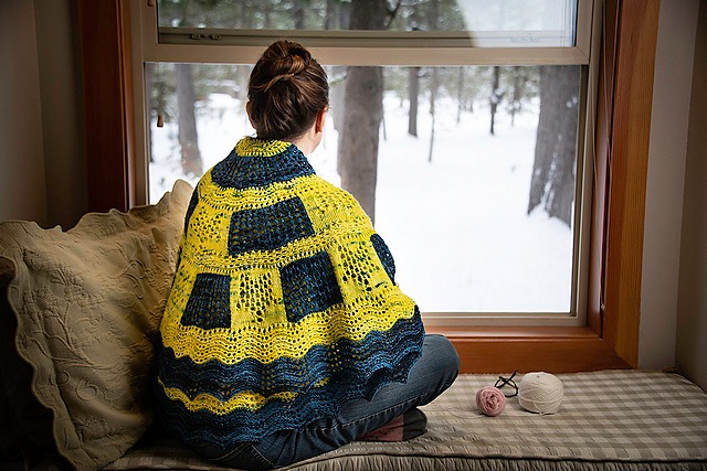 Starry Night Pi Shawl Pattern