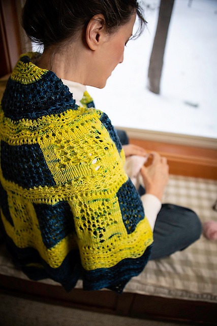 Starry Night Pi Shawl Pattern - Image 2