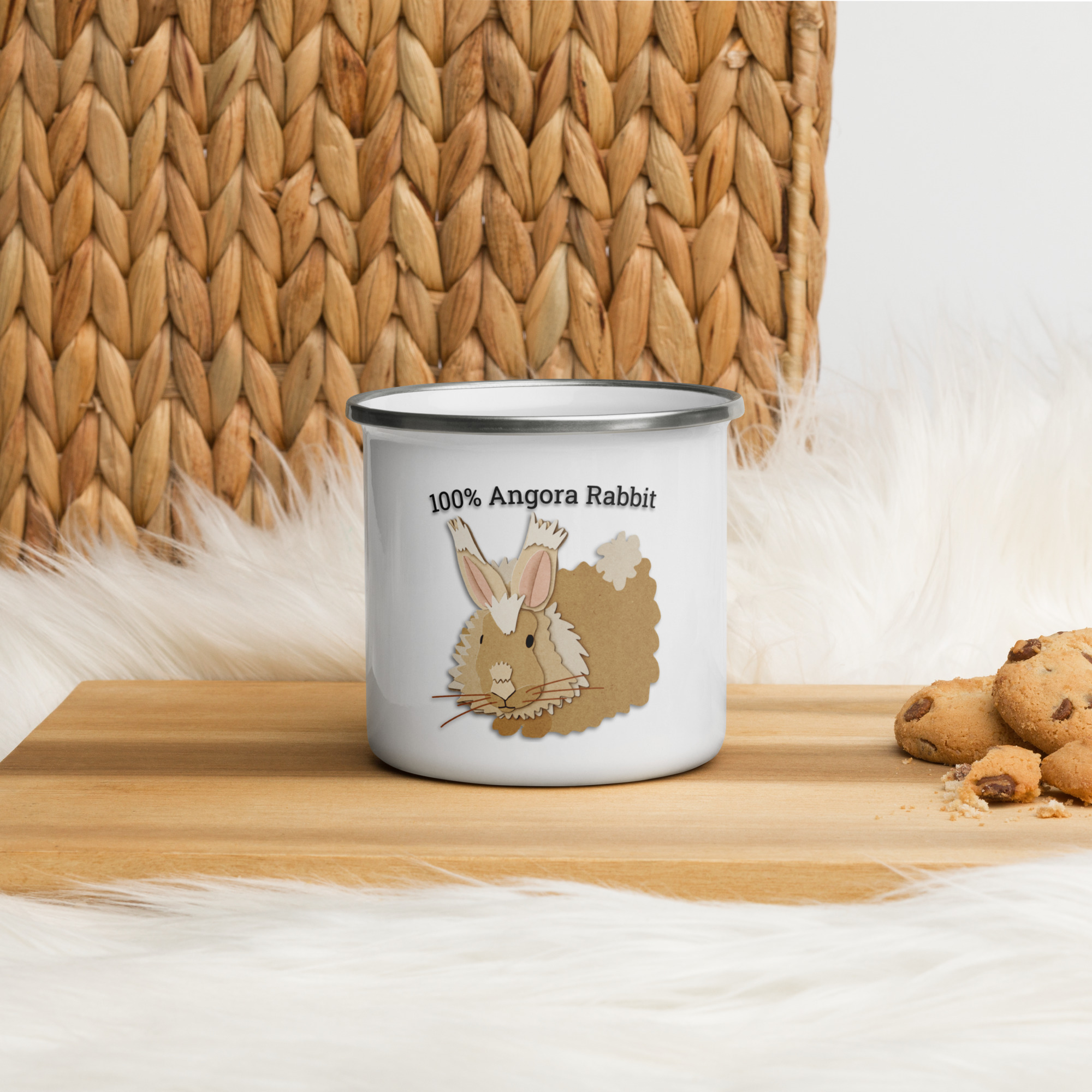 enamel mug