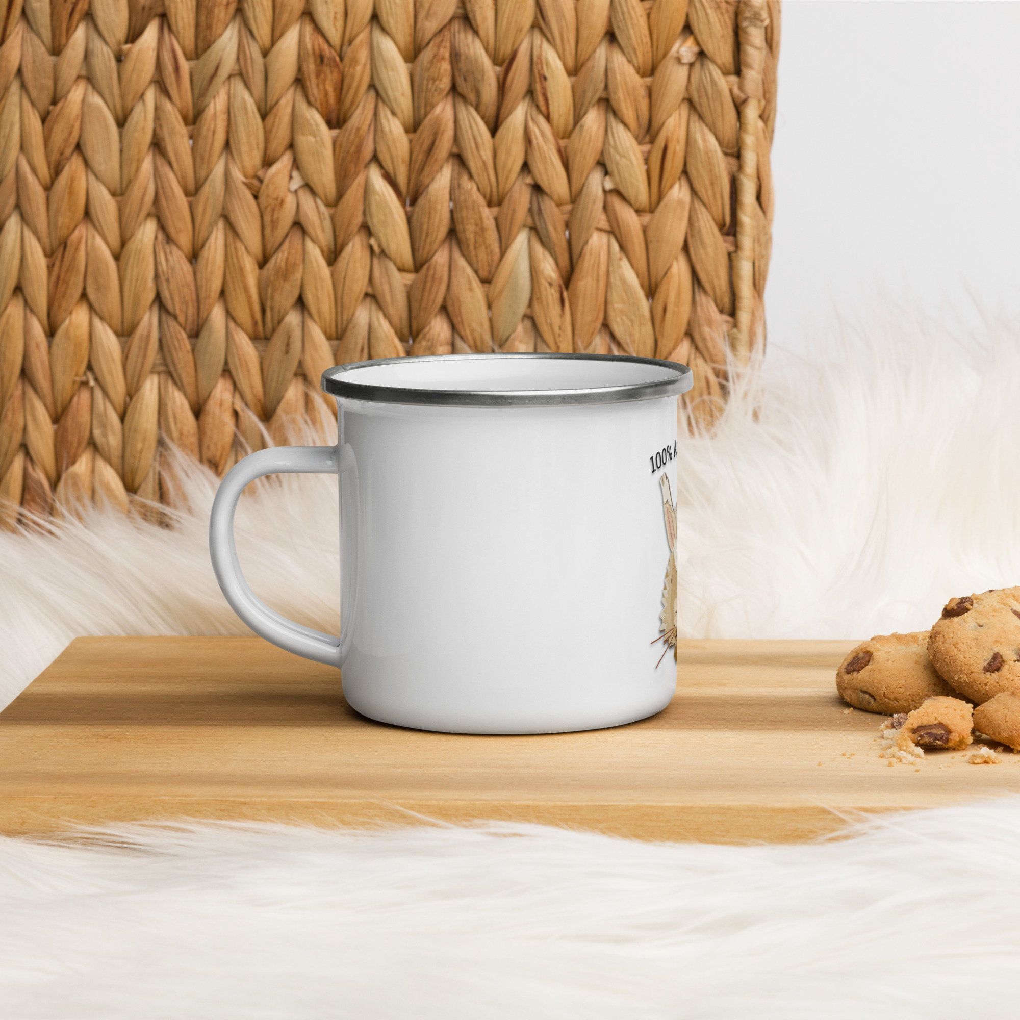 enamel mug