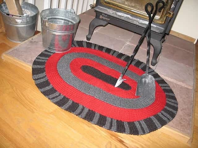 amish oval rug