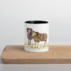 mug with color inside