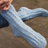 no cable needle needed socks pattern