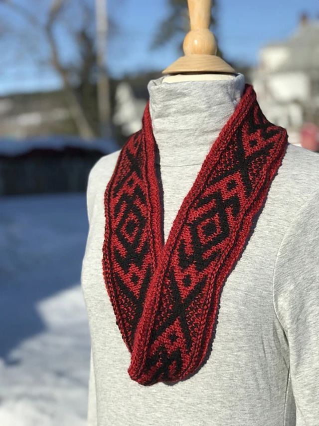 scarf of stories pattern