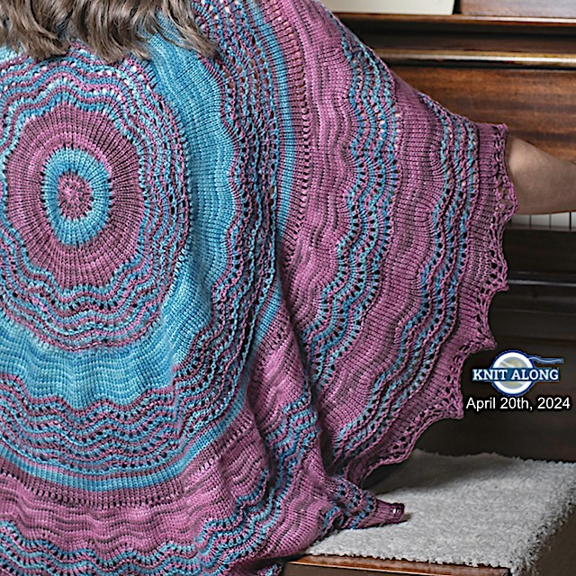Peacock Pi Shawl Knit Along