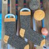 Divided Highway Cuff Down Socks