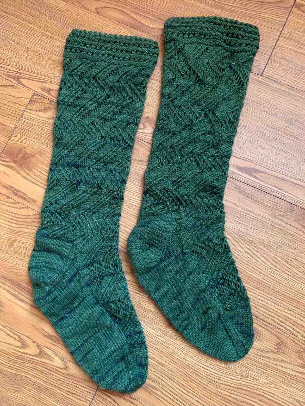 Lithuanian Knitted Knee Socks - 5384